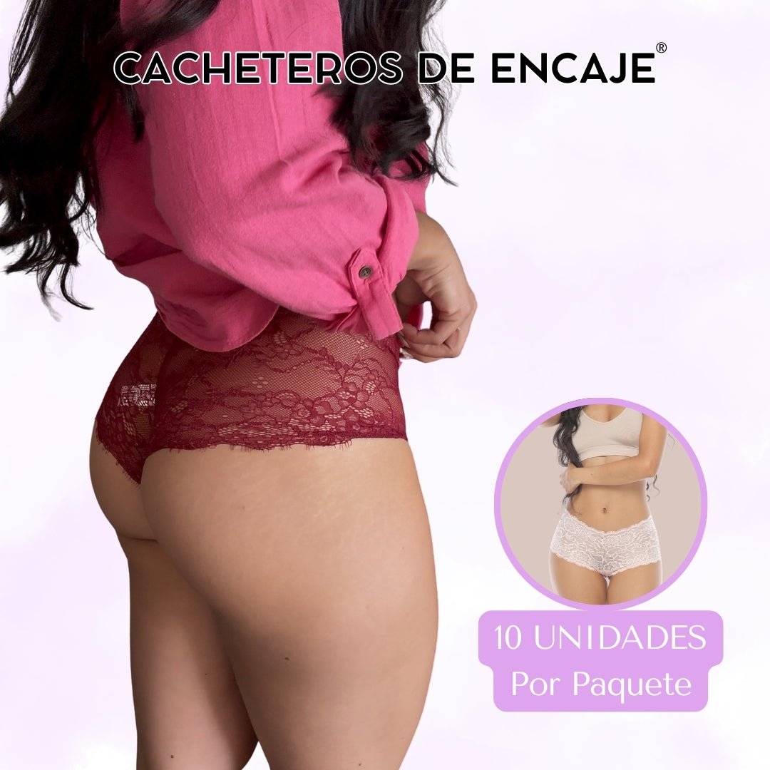 🔥 10 Cacheteros de Encaje por solo $99.990 - Dalia Ropa Interior