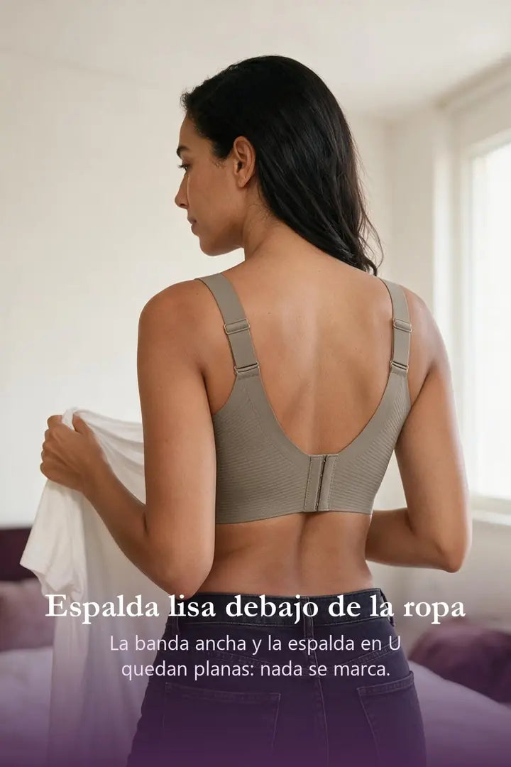 Espalda lisa debajo de la ropa